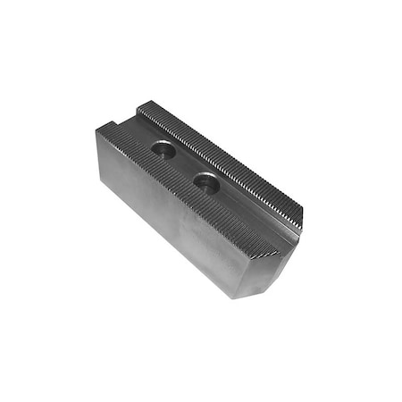 300350mm Pointed Soft Top Jaw With Inch Serration Piece  50mm Height, 3PK
